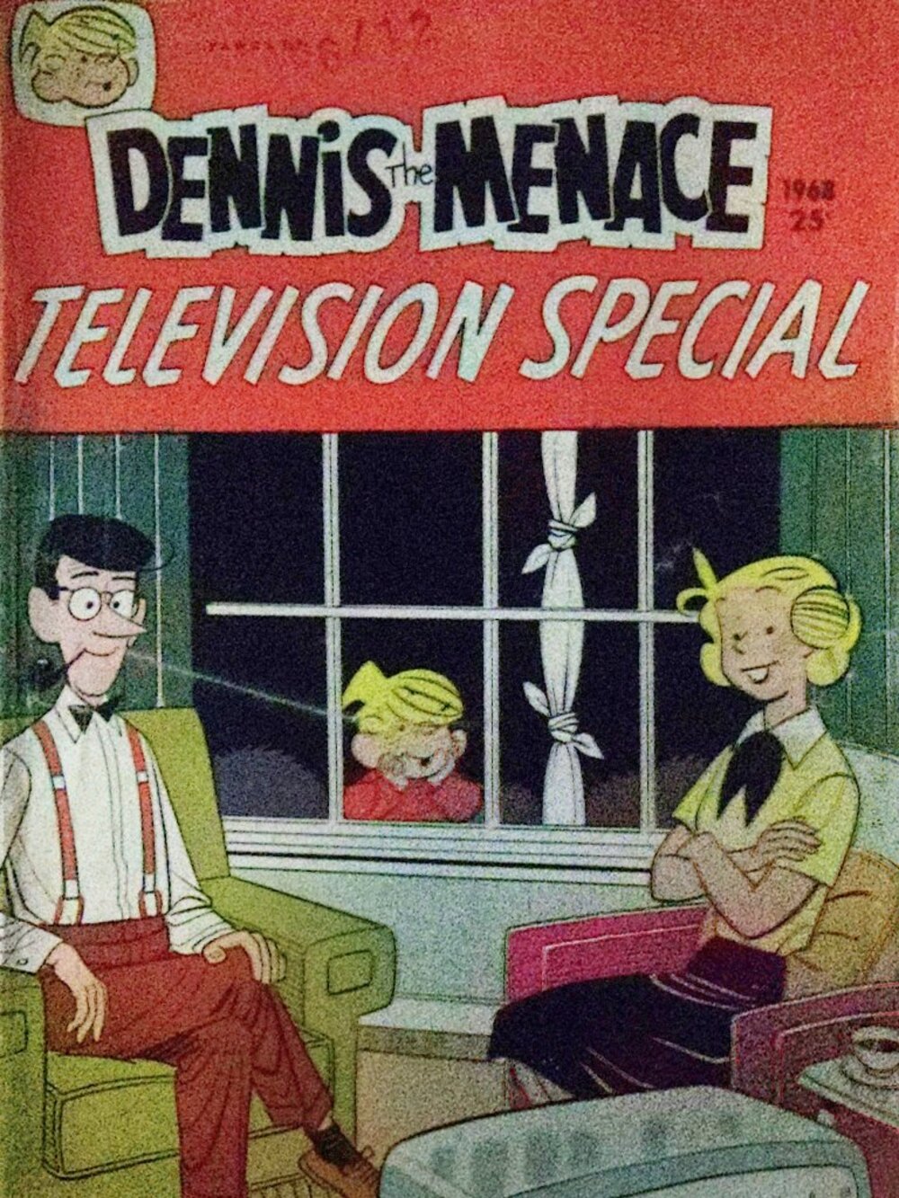 Vintage Extra Large Copy of Dennis the Menace #56 Published in 1968